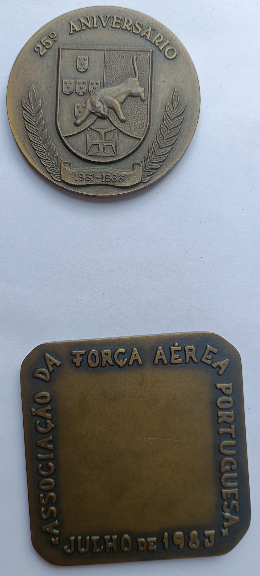 Medalhas 25° Aniversário da Força Aérea & AFAP Julho de 1983.