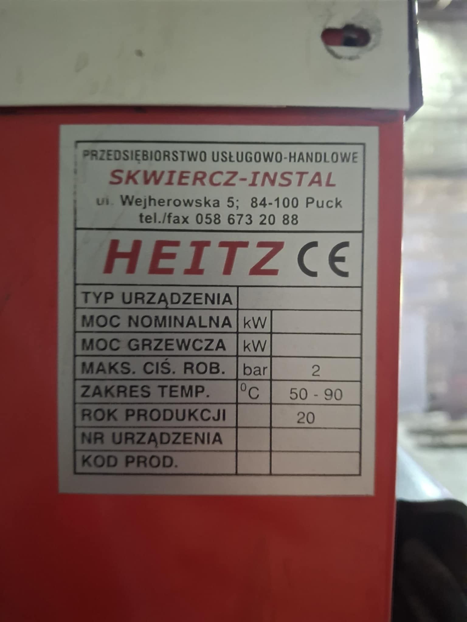 Piec HEITZ używany