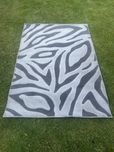 Dywan 120 x 170 szaro-czarny
