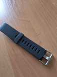 Nowy silikonowy pasek do zegarka 22 mm czarny