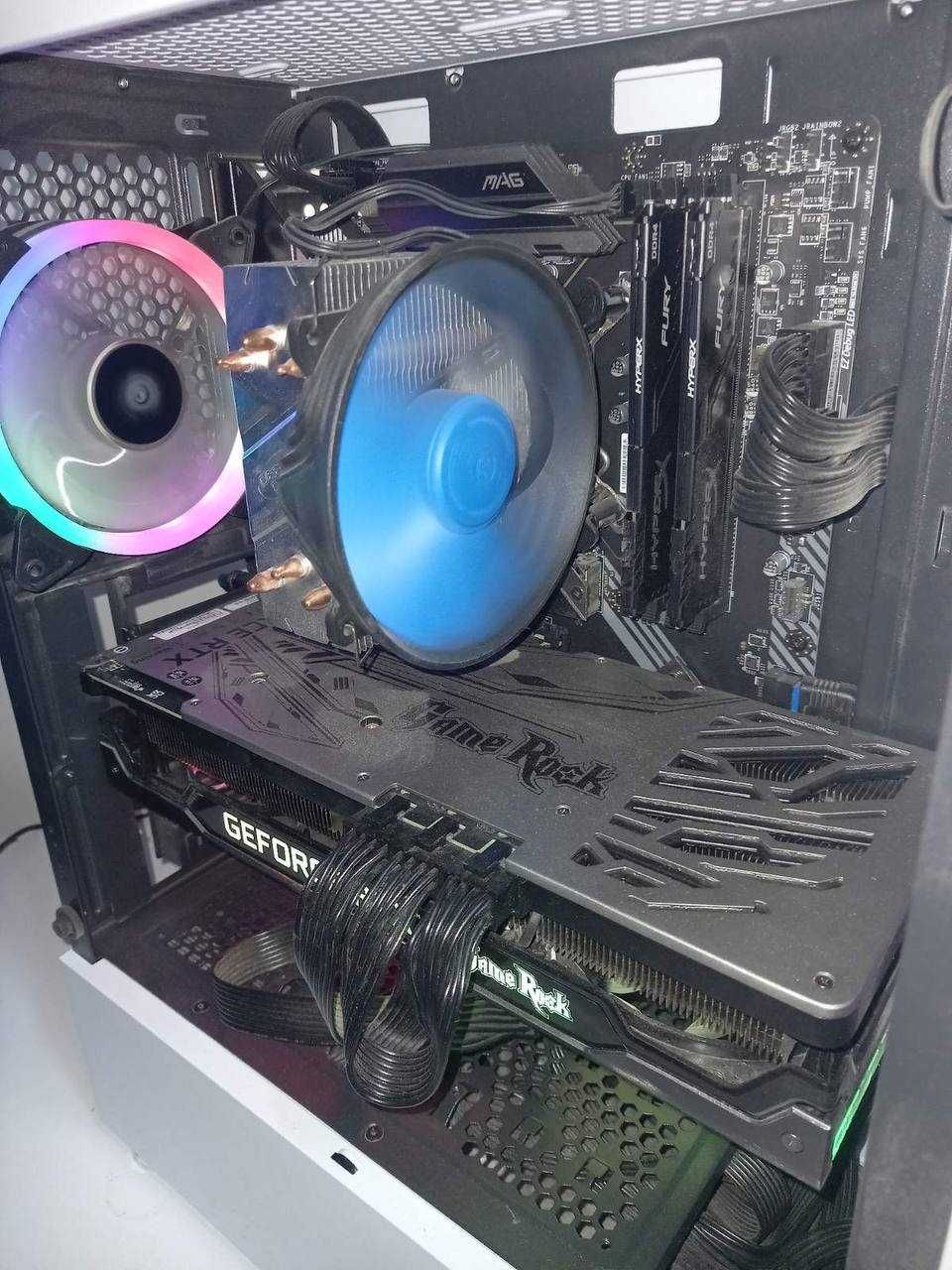 Игровой компьютер комплект Пк+Монитор клава и мышь i5-10400 RTX 3080