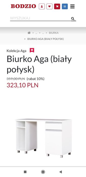 Biurko Bodzio (AGA)