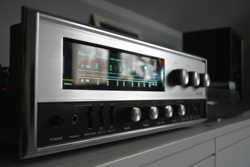 Sansui 500A - nowe lampy!