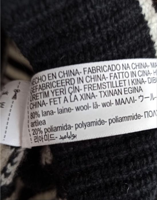 Вовняний светр massimo dutti 80% wool