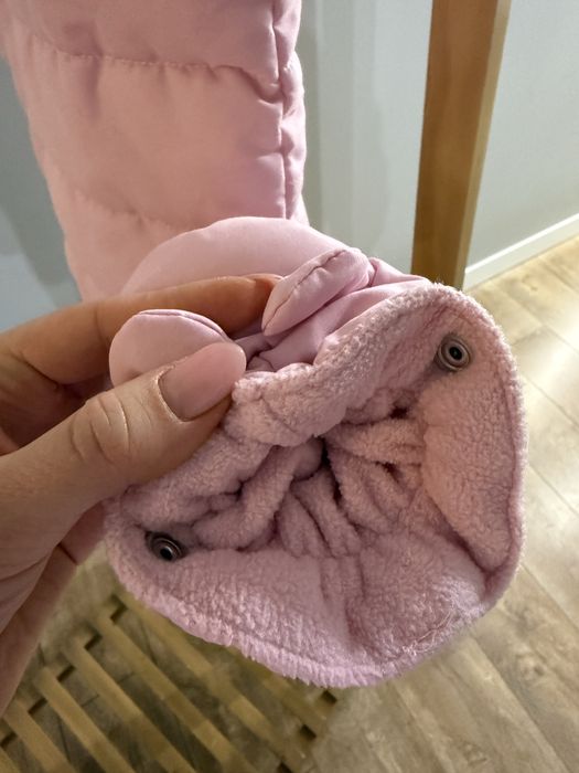 Дитячий комбінезон для дівчинки, зимовий комбінезон 56