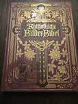 Biblia z obrazami Katholische Bilder Bibel 1909r. WIELKA KSIĘGA!