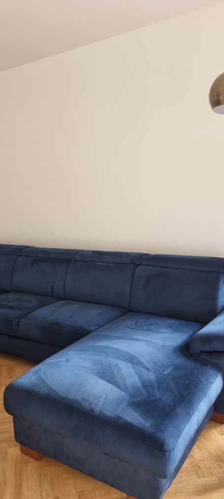 Narożnik Timo U granatowy monolith Des Sofa Line Agata meble