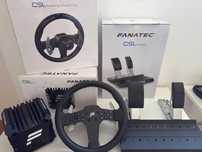 Fanatec CSL DD kierownica i baza P1 V2 i zestaw pedałów