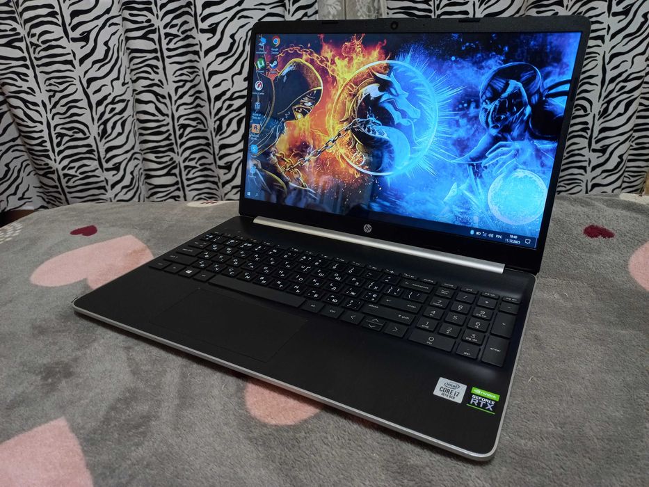 Игровой Видео RTX 2050 (4 ГБ)   Core i7 1065G7/  16 RAM/  HP Laptop 15