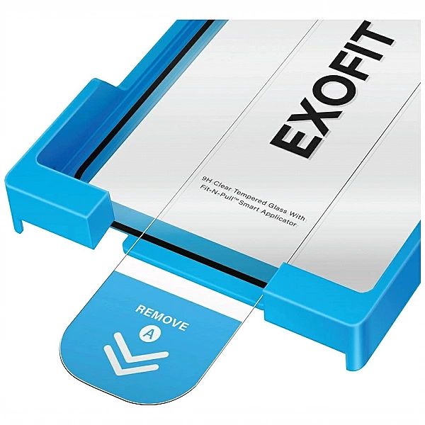 Szkło hartowane UNIQ Optix Exofit Vivid na iPhone 17 Pro Max z aplikat