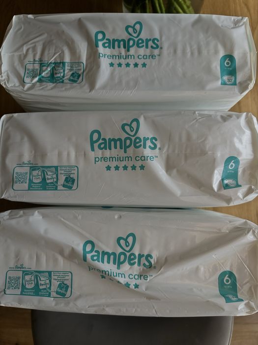 Pampers premium care 6 ( по 32 шт в уп )