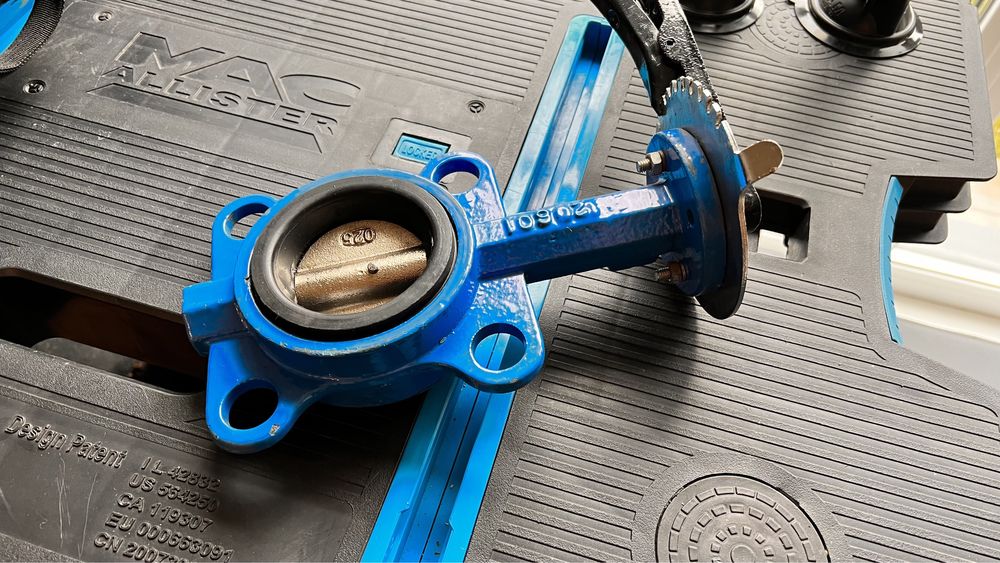 Задвижка поворотная тип "Баттерфляй" VB Ду 65 VB-65