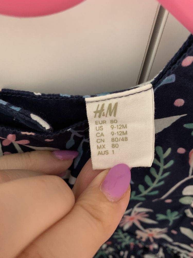 Sukienka h&m 80 kwiatuszki