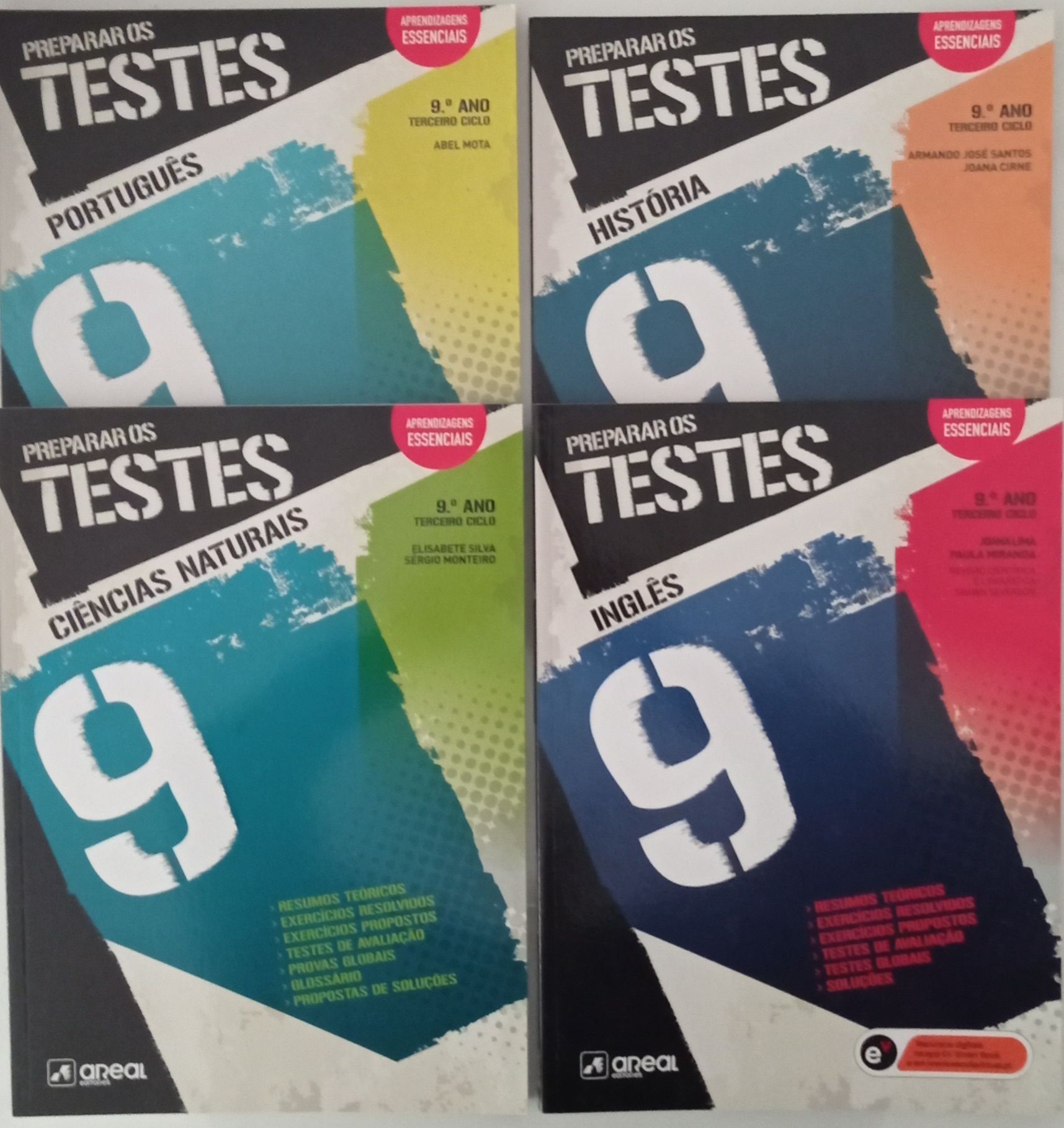 Preparar os testes - 9 ano (Português/Inglês/Ciências Naturais/Históri