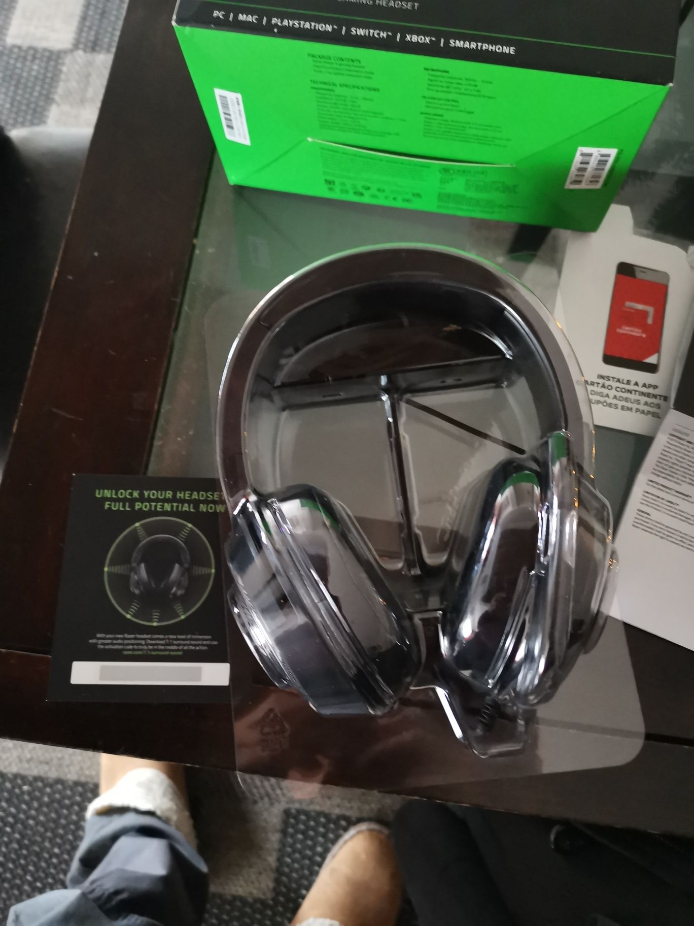 Auscultadores Gaming com Fio RAZER Kraken V3 X 7.1 (Over Ear - PC