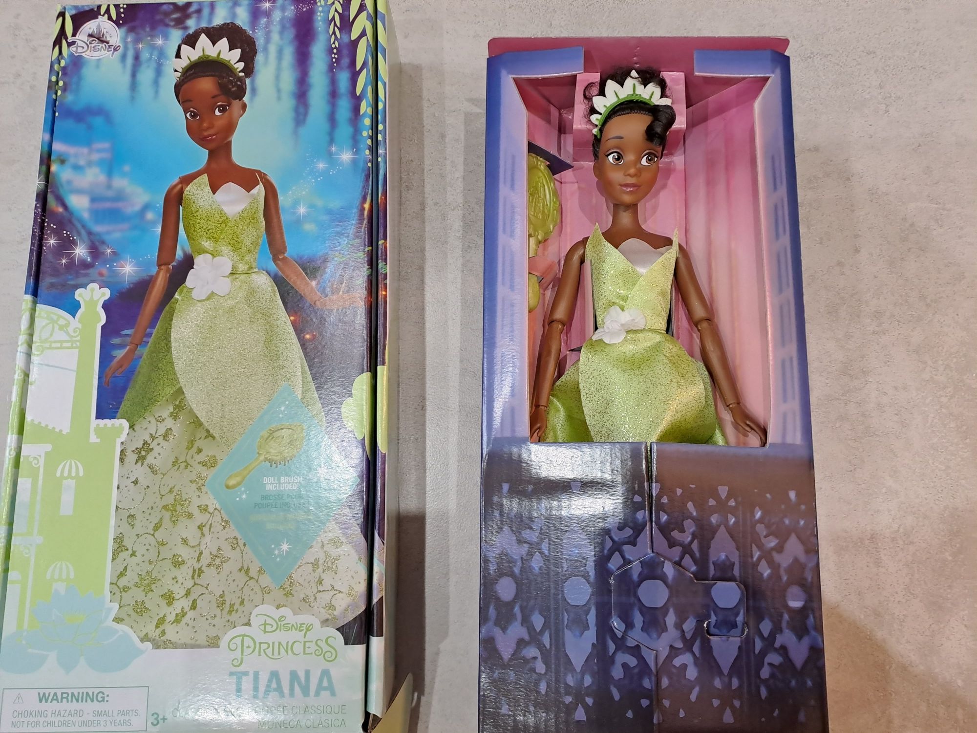 Disney store,  Księżniczka i żaba,  Tiana, Barbie
