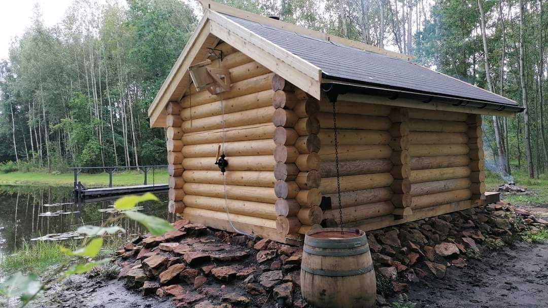 Sauna ogrodowa z bali. Tradycyjna bania na wymiar.