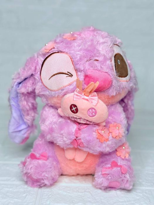 ‼️Мʼяка Іграшка‼️ Стіч Рожевий Янгол з мультфільму Lilo & Stich Стич