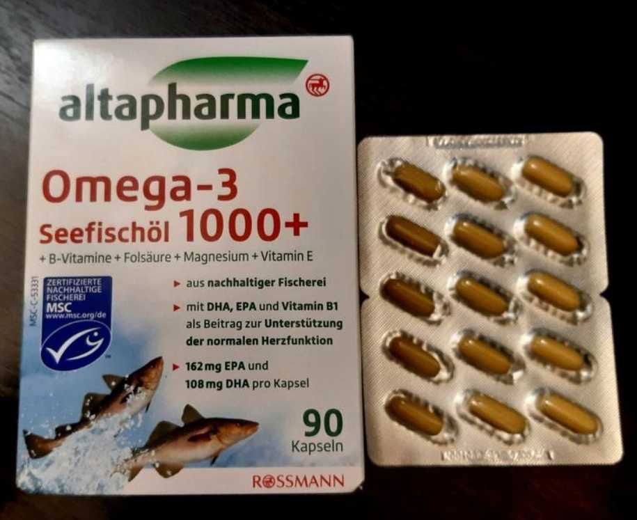 Добавка омега-3 1000 altapharma 90 таблеток