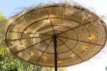 Chapeu de sol palhinha 220 cm diametro