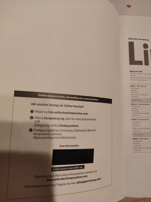 Ćwiczenia do języka angielskiego Link VIII workbook