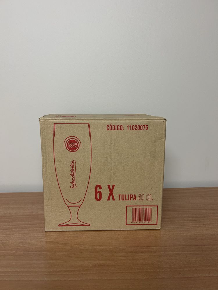 Copos tulipa Super Bock