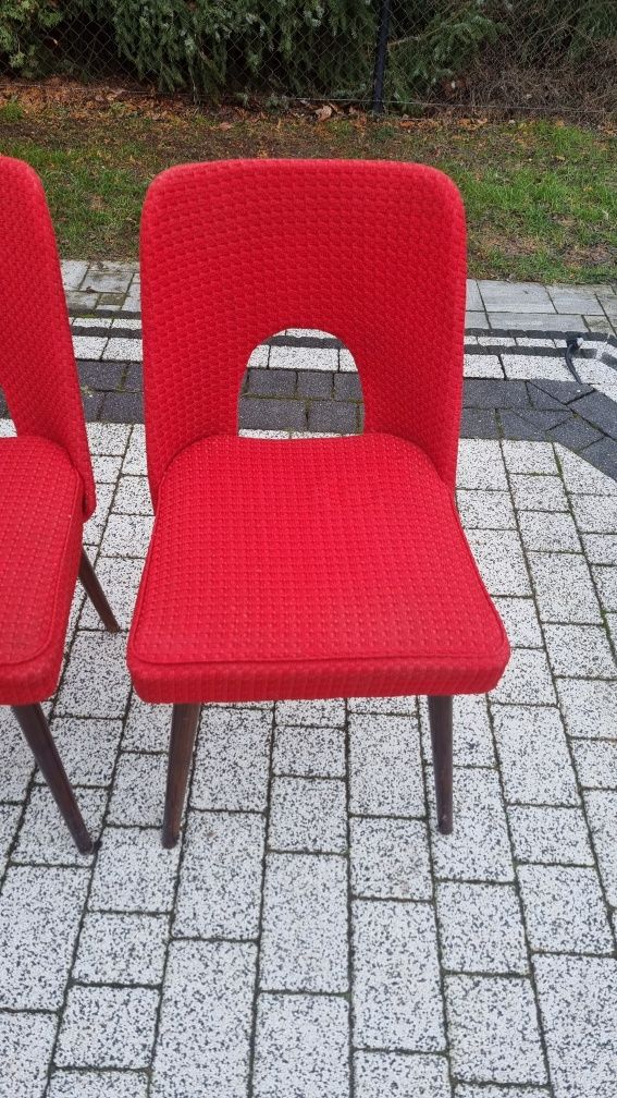 Krzesla fotel muszelki PRL orginalne 5 sztuk Okazja krzesło fotel