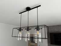 Lampa sufitowa i kinkiet loftowy