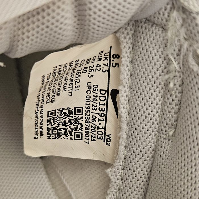 Tenis/Sapatilhas NIKE Dunk Low Retro white/grey