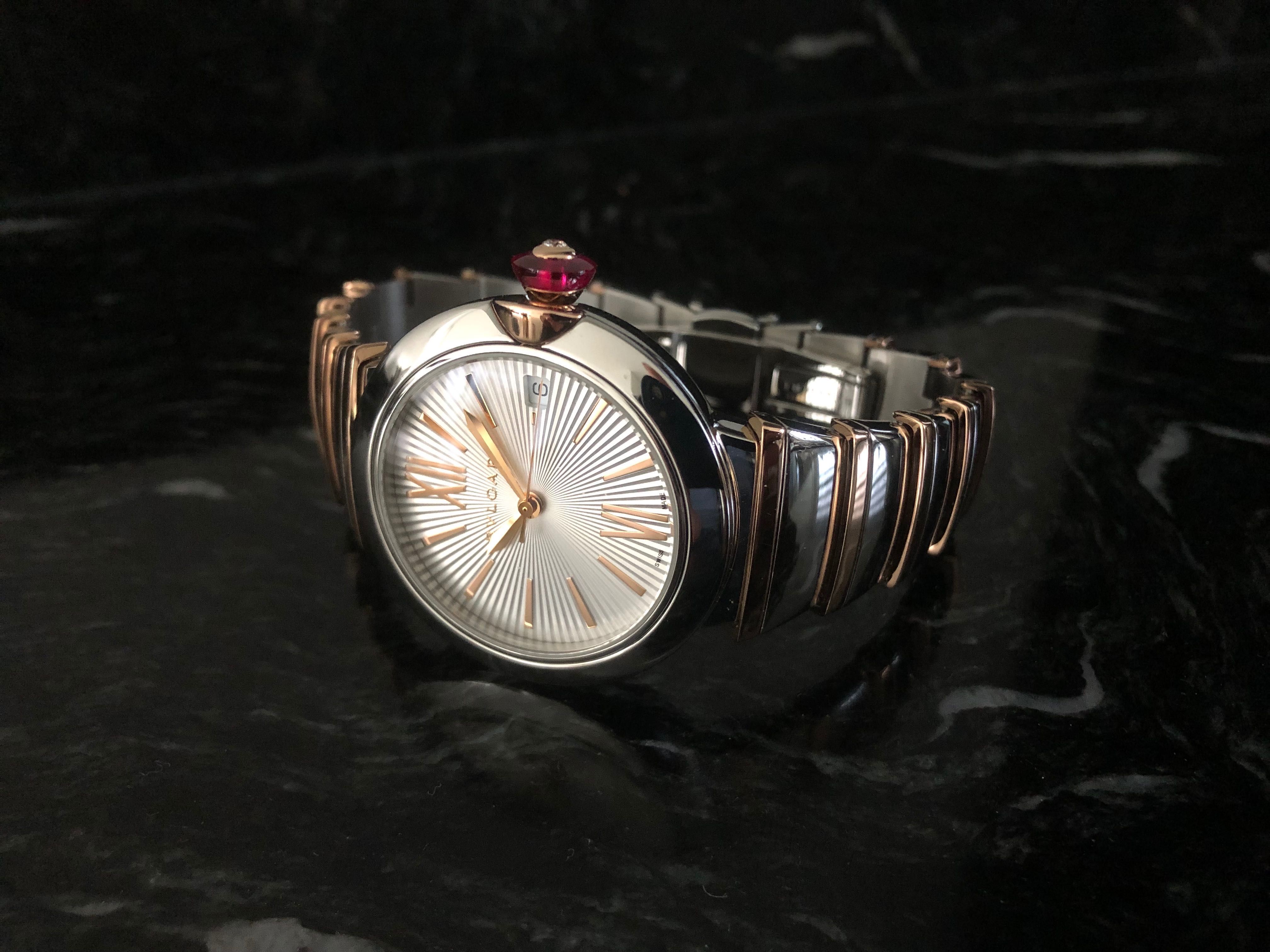 Bulgari Lucea 36mm stal/złoto 18k automatic