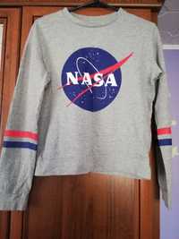 Bluza NASA H&M rozm XS szara