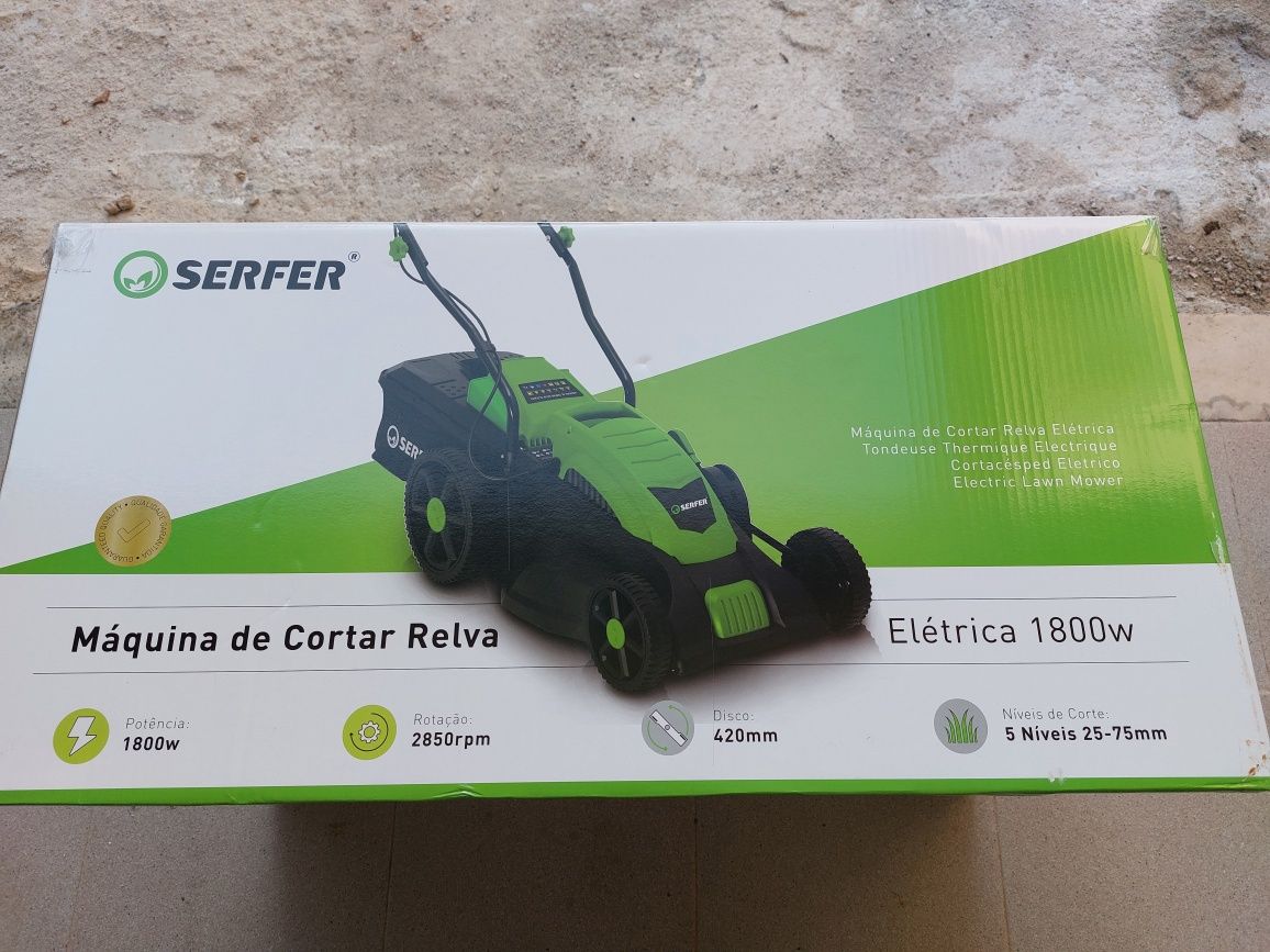 Corta relva eléctrico Serfer 1800w