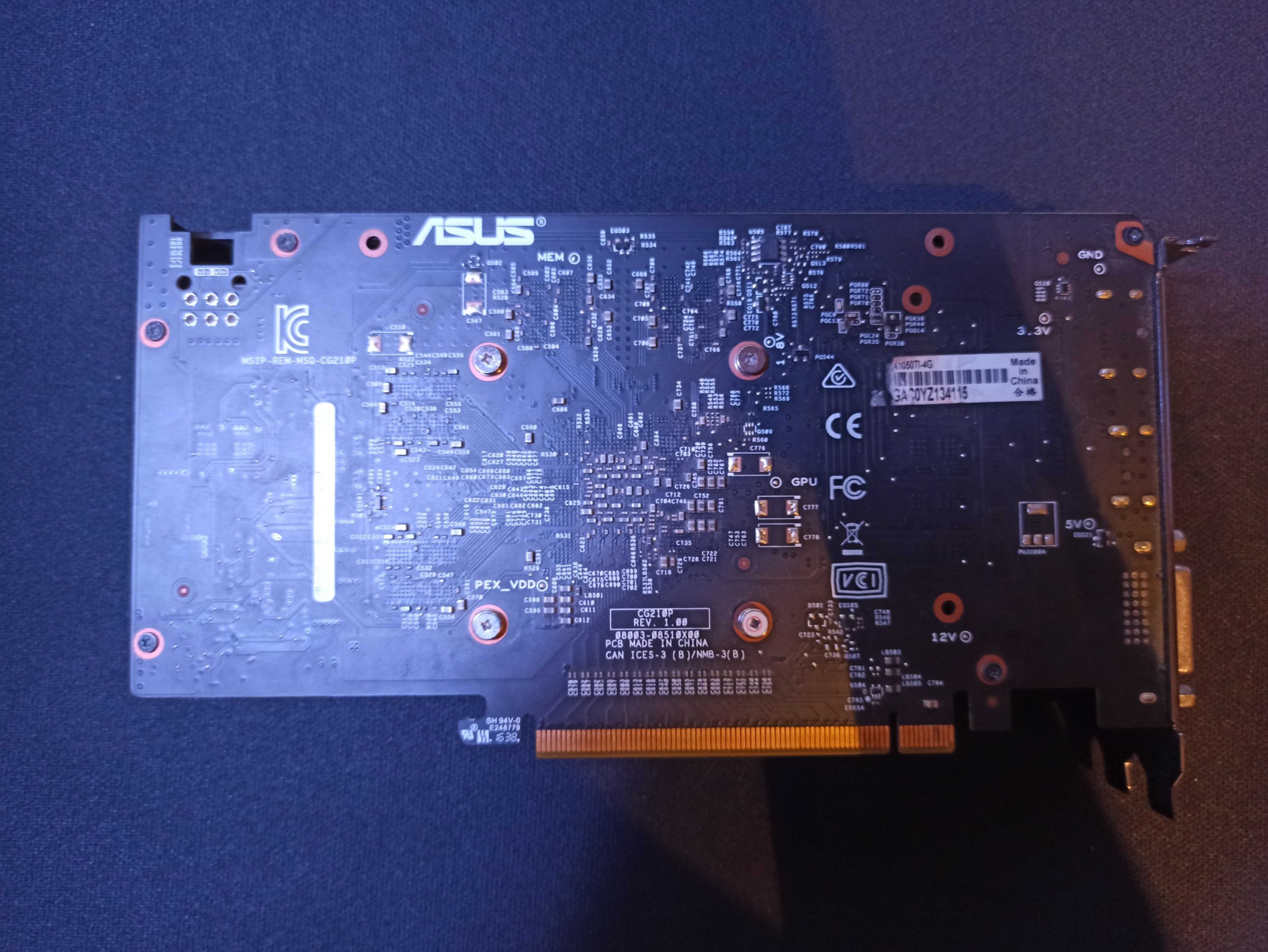 Asus GeForce GTX 1050 Ti Expedition 4GB GDDR5