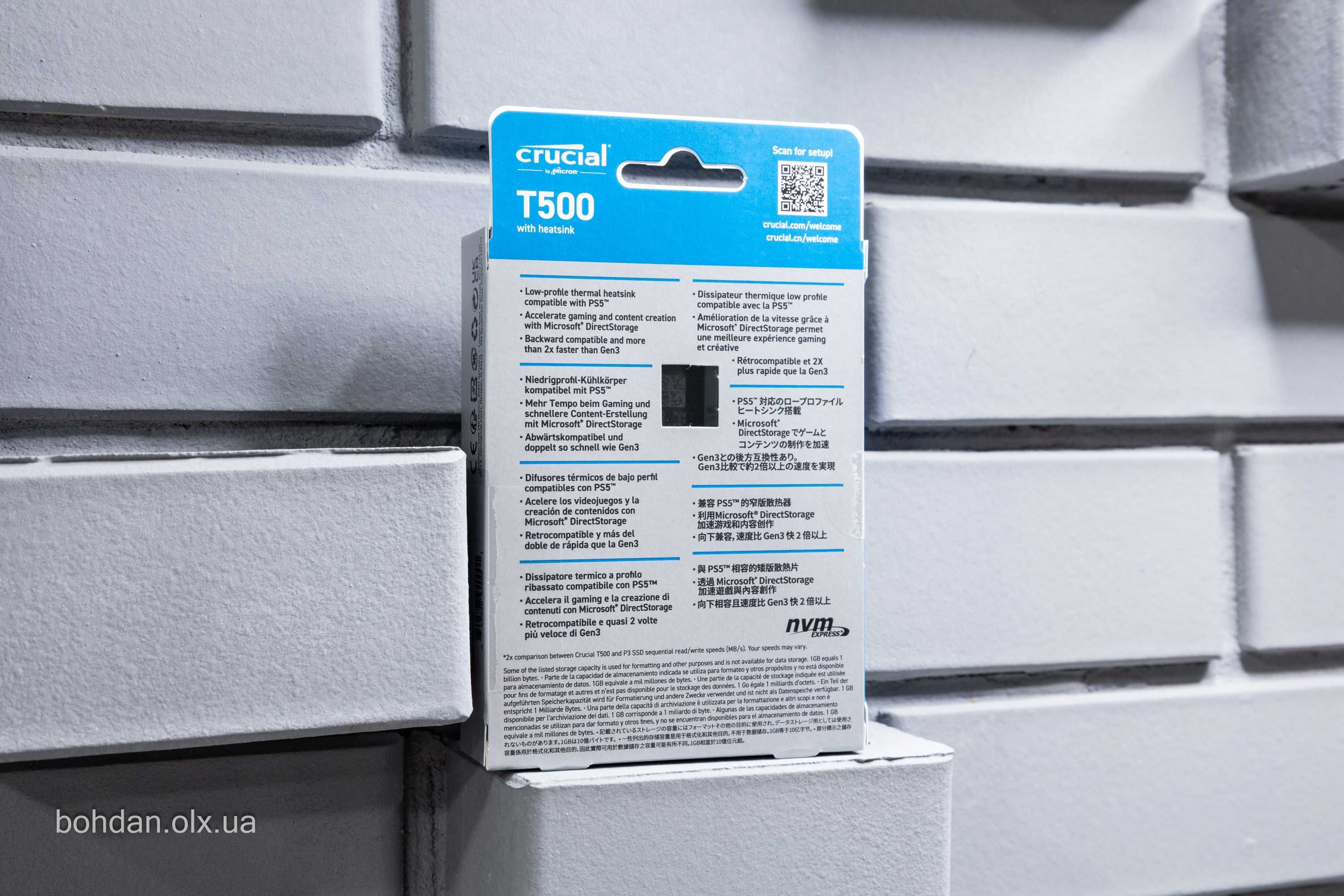 Crucial T500 2TB with Heatsink (CT2000T500SSD5)