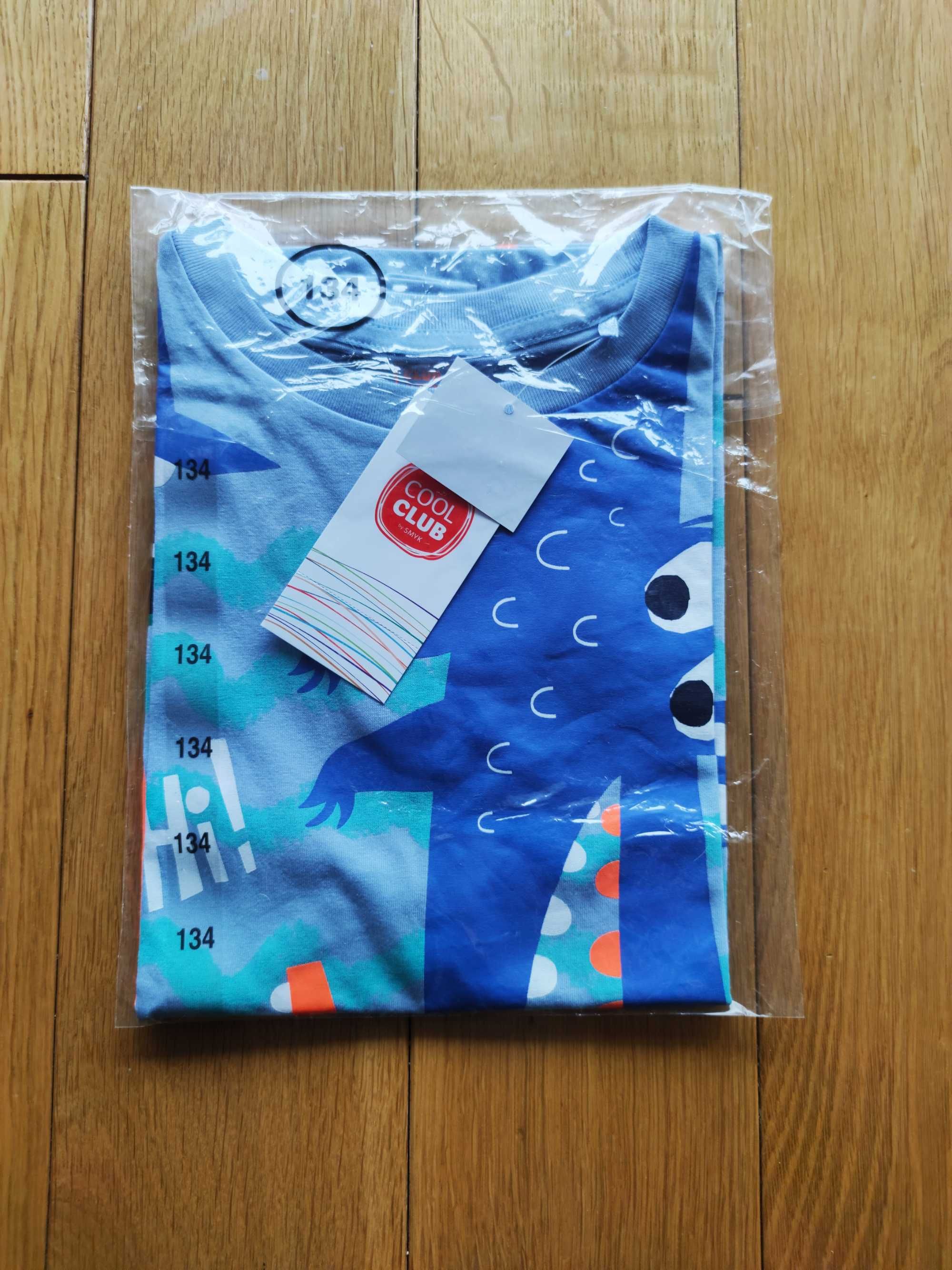 Nowa koszulka, T-shirt krokodyle, Smyk Cool Club rozmiar 134