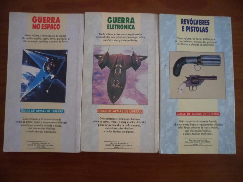 Livros guias de armas de guerra, aviação