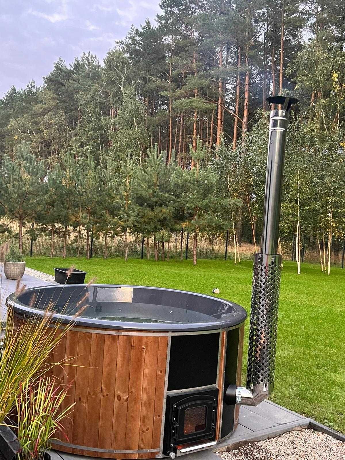 BALIA ogrodowa mała 200 cm, hydromasaż i jacuzzi, LED