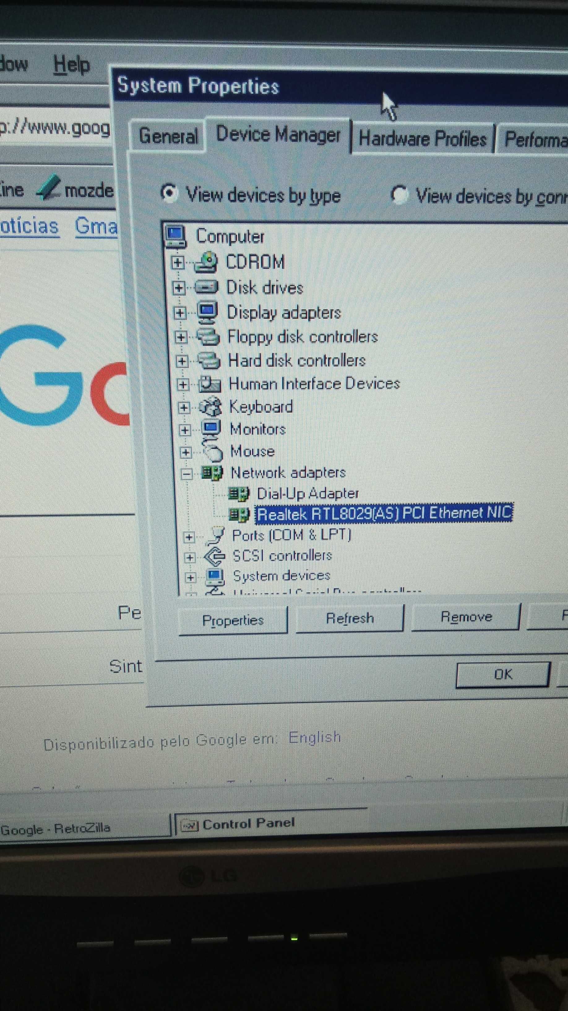 [PC Vintage] Placa de rede Realtek - PCI