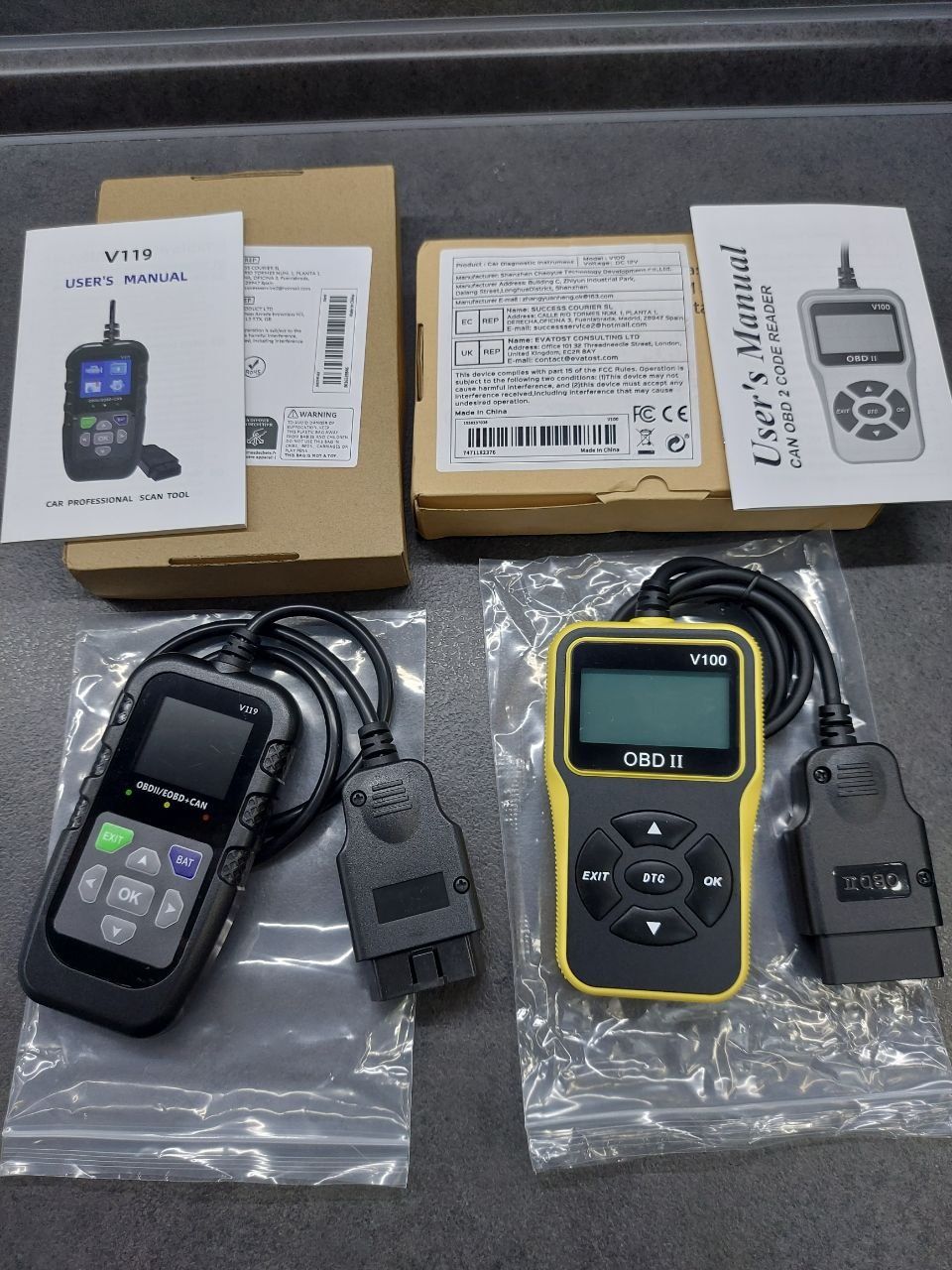 Автосканер OBD2 V119 / V100 для діагностики авто
