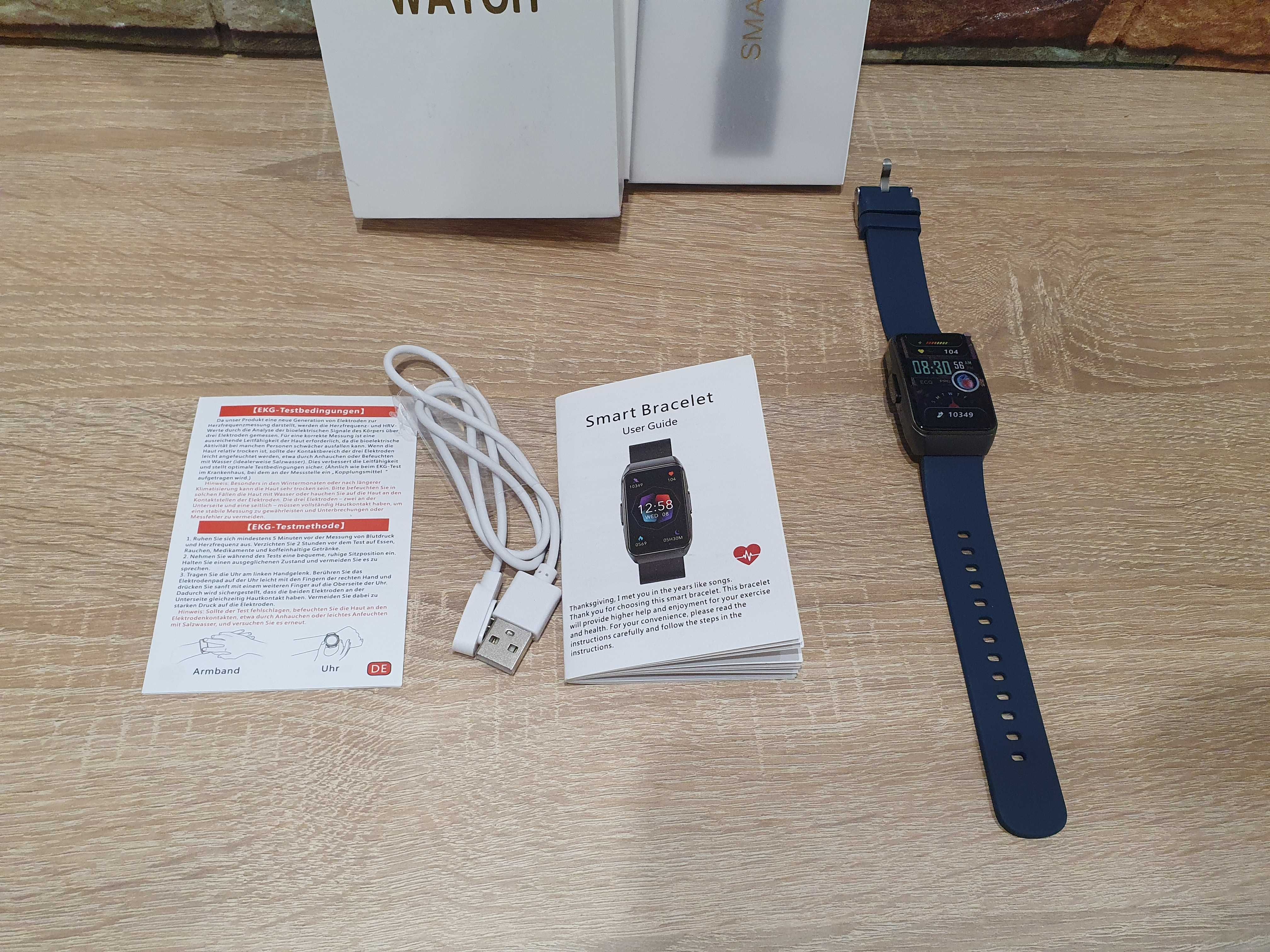 Smartwatch Marsyu ET650 Monitor Snu, Tętna Krokomierz Powiadomienia