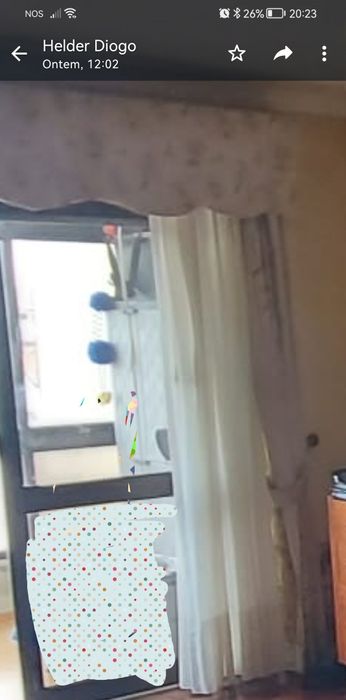 Conjunto 4 cortinados sala/quarto