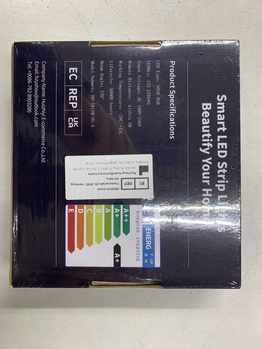 RGB Led лента 5050 15м с музыкальным Bluetooth контролером из Германии