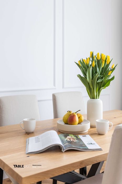 Stół dębowy z litego drewna loft rozkładany typ K Producent