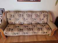 Komplet wypoczynkowy sofa, 2 fotele, 2 pufy