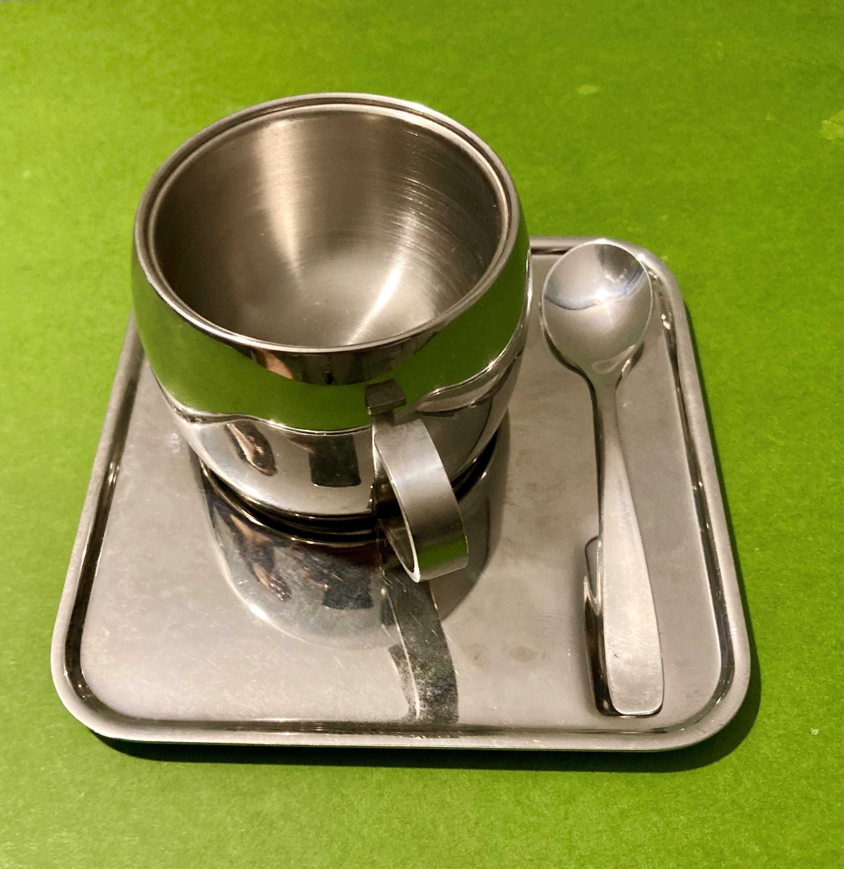 12 Chávenas de café expresso Inox