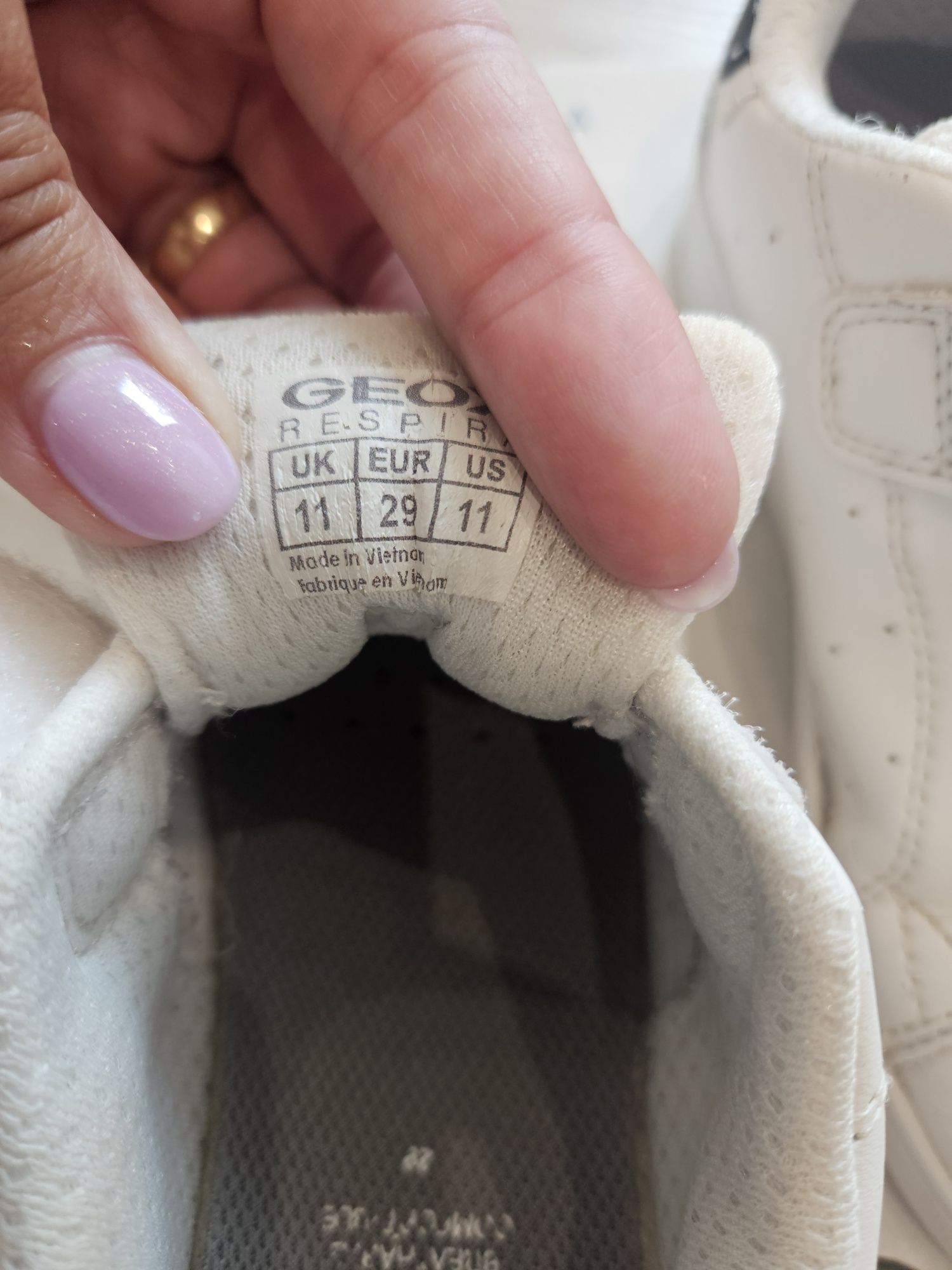 Tenis brancos Geox nr. 29