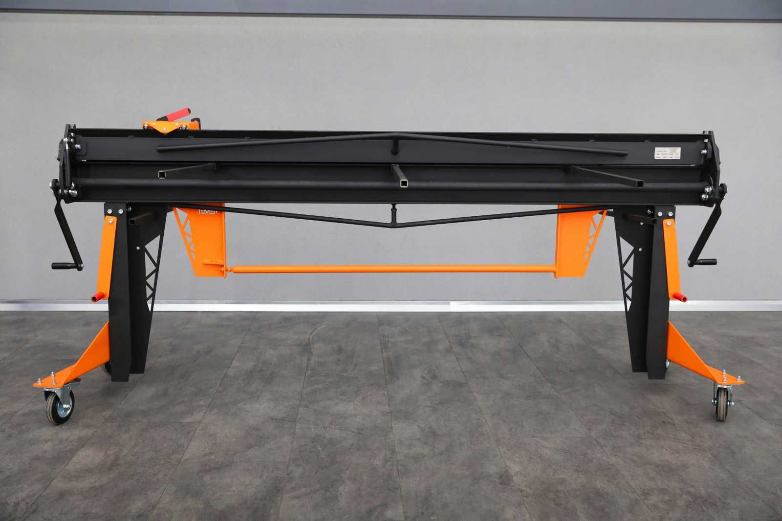 Wysoka jakość - giętarka do blachy 2 m. OLMET M20x2200+nóż+dogniatak