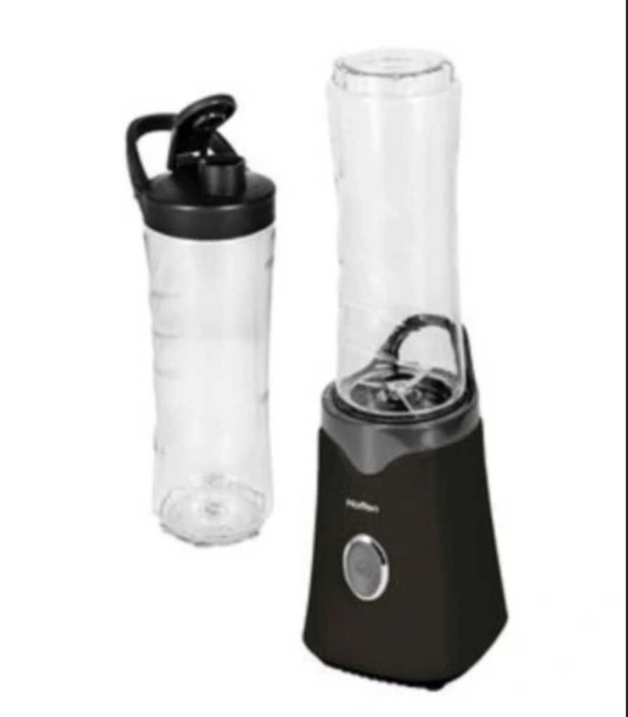 Blender czarny z przenośnym bidonem Hoffen FB-5124
