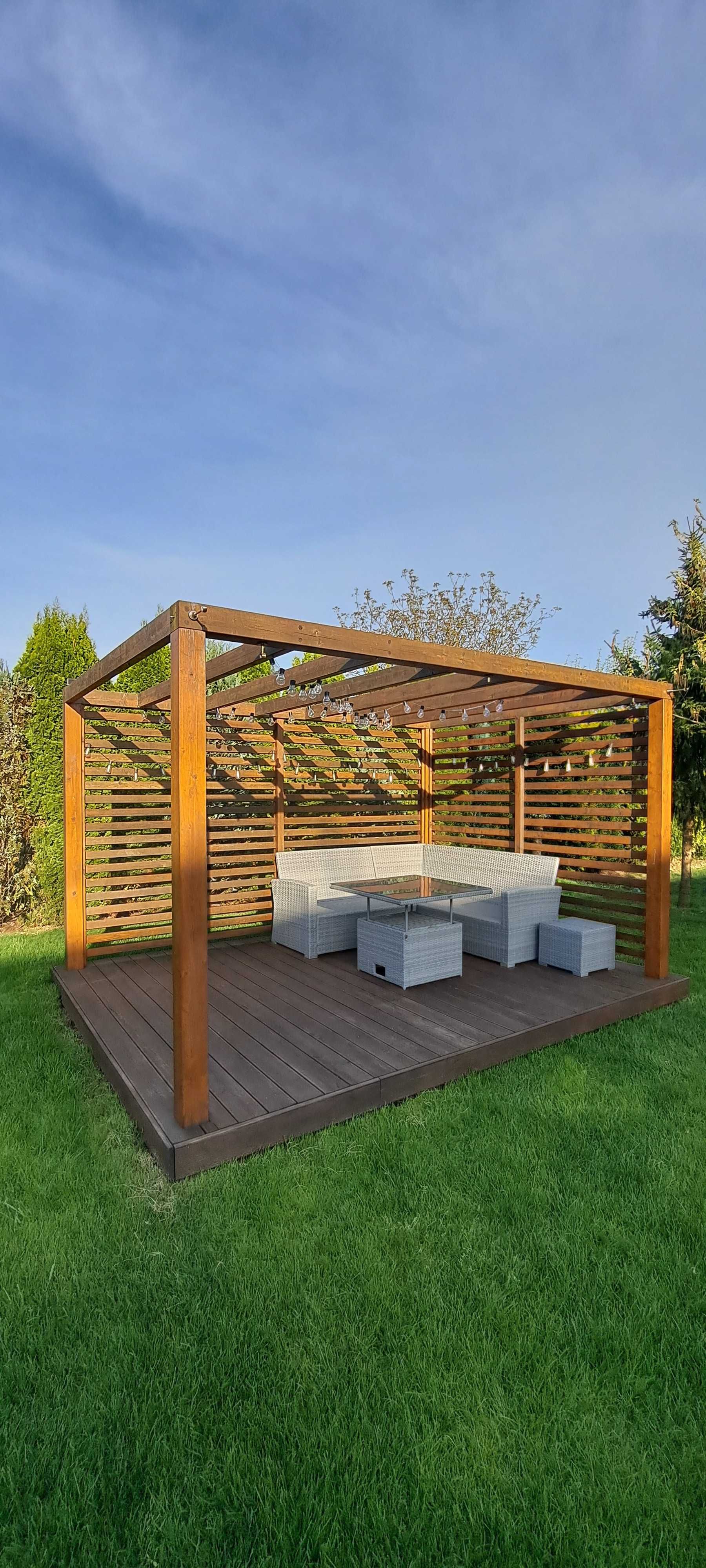 Pergola ogrodowa drewniana - Używana