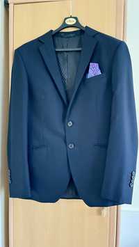 Męski granatowy garnitur Sunset Suits rozmiar 176